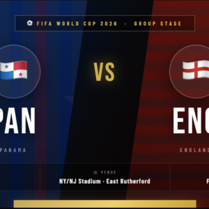 Panama 🇵🇦 vs England Tickets – FIFA World Cup 2026 | Premium Hospitality Packages