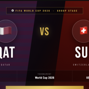 QATAR Vs SWITZERLAND Tickets